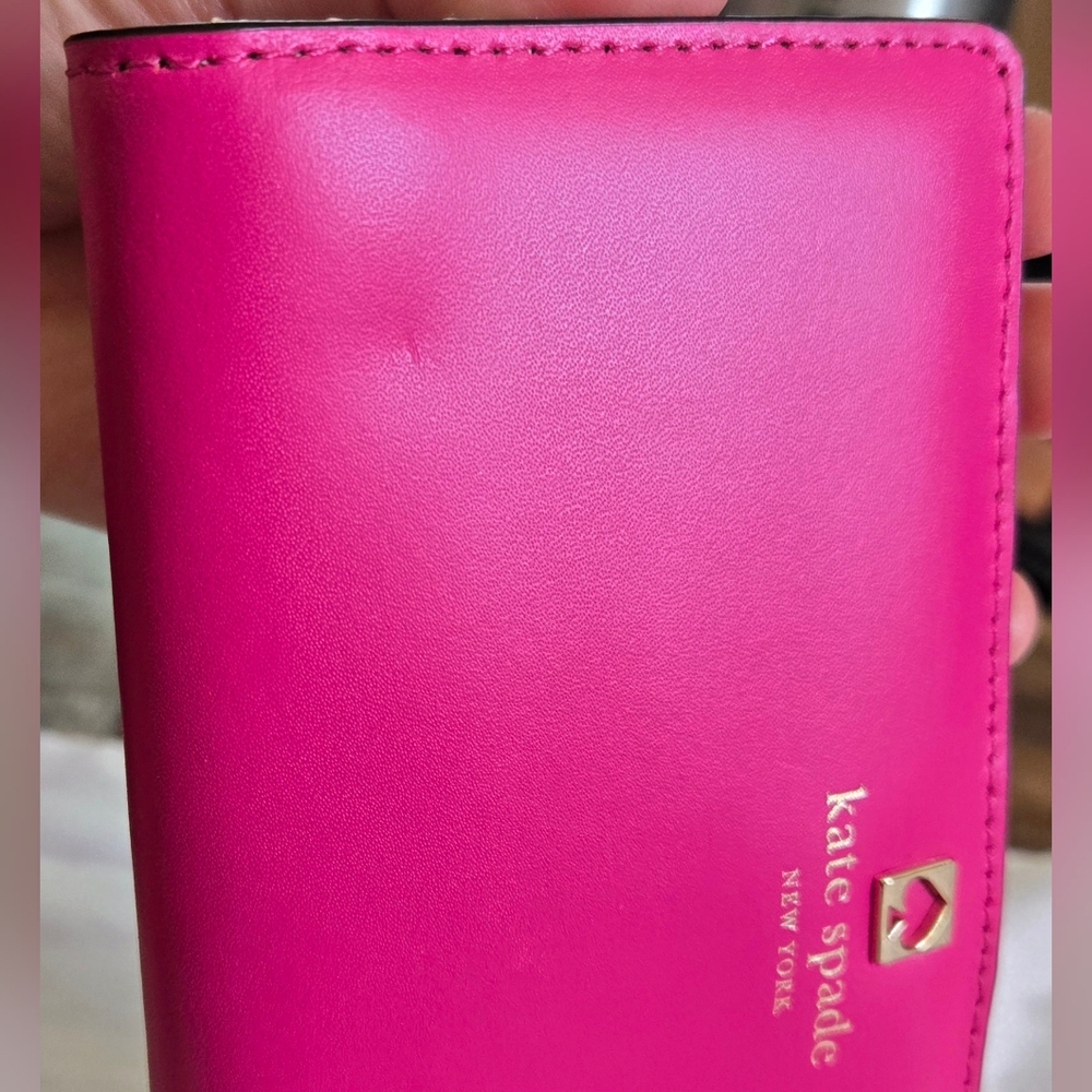 Kate Spade Charlotte Terrace Stacy Bifold Wallet / Fuschia / GUC - Picture 5 of 10